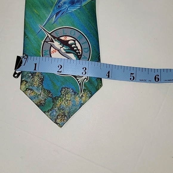 Vintage Florida Marlins Original Ralph Neck Tie, MLB - Picture 6 of 9